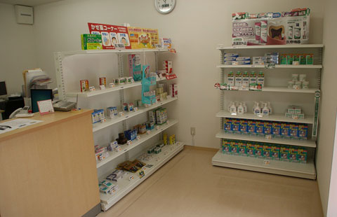 一般用医薬品の陳列の状況を示す写真