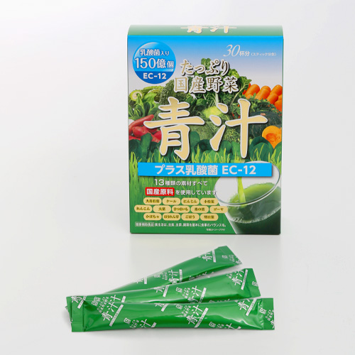 たっぷり国産野菜青汁 プラス乳酸菌 EC-12 30包